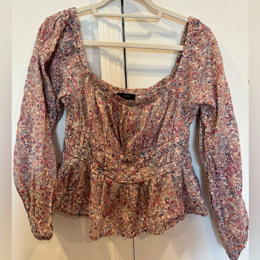 J. Crew Floral Top